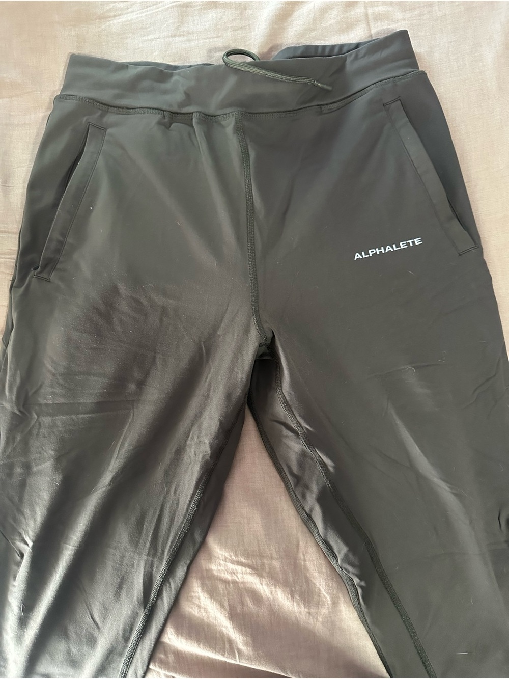 Alphalete Olive Active Drawstring Joggers